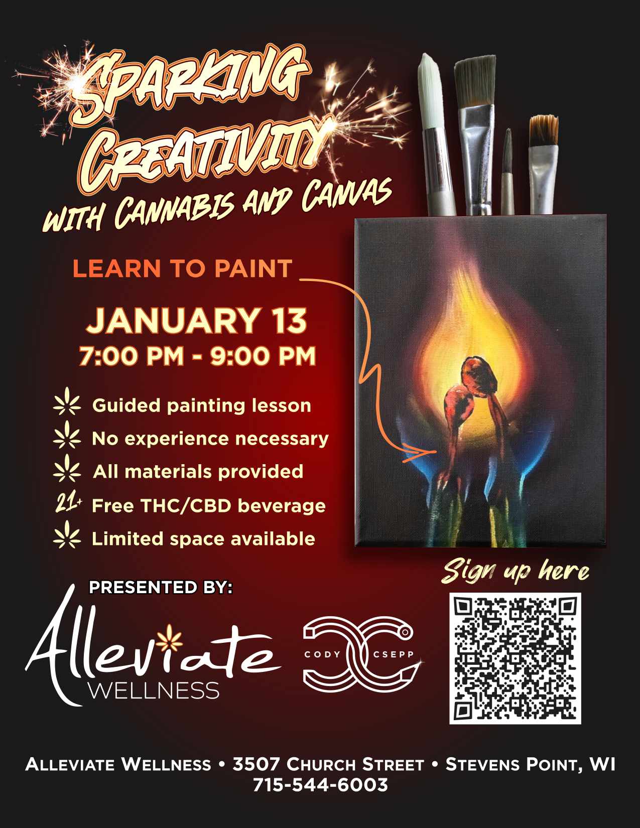 Sparking Creativity - January 13 - Alleviate Wellness